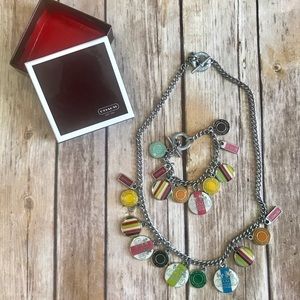 Coach Necklace/Bracelet set